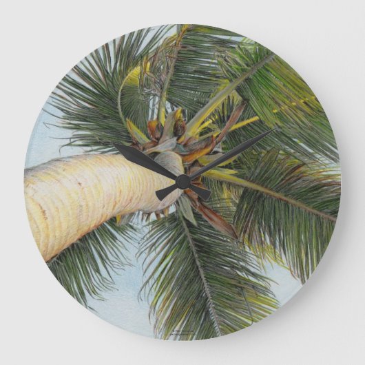 Paul McGehee "Palm Tree" Uhr (Vorderseite)