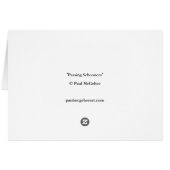 Paul McGehee "Passing Schooners" Card (Rückseite Horizontal)