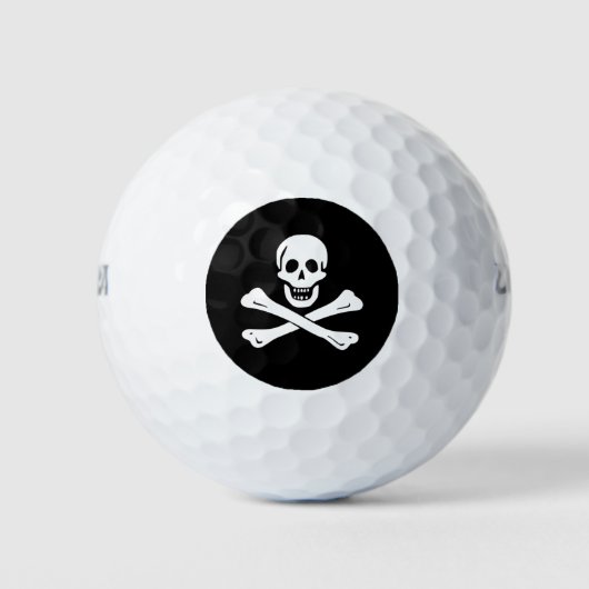 Paul McGehee "Pirate Skull" Wilson® Golf Balls Golfball (Vorderseite)