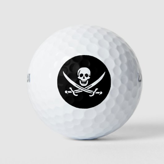 Paul McGehee "Piratenflagge" Wilson® Golf Balls Golfball (Vorderseite)