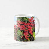 Paul McGehee "Poinsettias" Tasse (VorderseiteRechts)