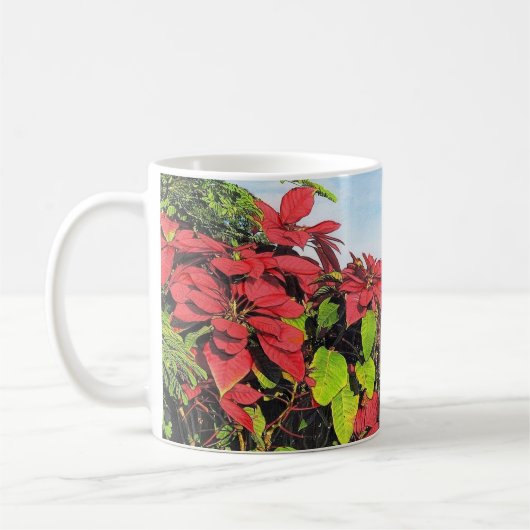 Paul McGehee "Poinsettias" Tasse (Links)