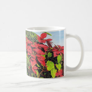 Paul McGehee "Poinsettias" Tasse