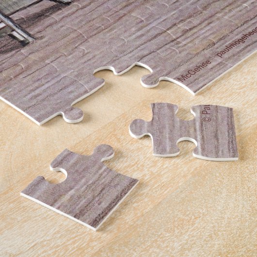 Paul McGehee "Popcorn Stand" Jigsaw Puzzle (Seite)
