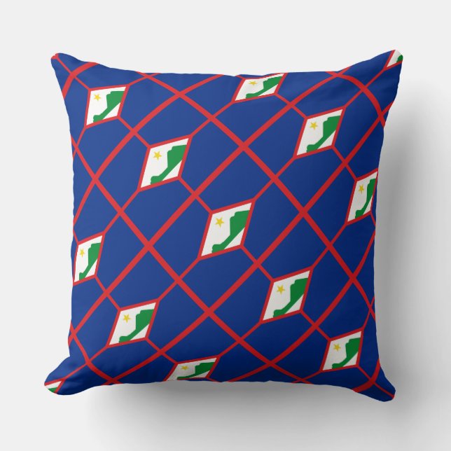 Paul McGehee "Sint Eustatius Flag" Kissen (Vorderseite)