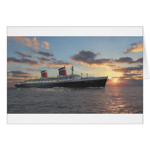 Paul McGehee "SS "United Staaten" at Sea Card