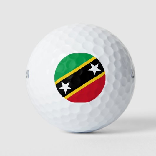 Paul McGehee "St.Kitts/Nevis" Wilson® Golf Balls Golfball (Vorderseite)