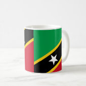 Paul McGehee "St. Kitts u. Nevis kennzeichnen" Kaffeetasse (VorderseiteRechts)