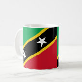 Paul McGehee "St. Kitts u. Nevis kennzeichnen" Kaffeetasse (Vorderseite Links)