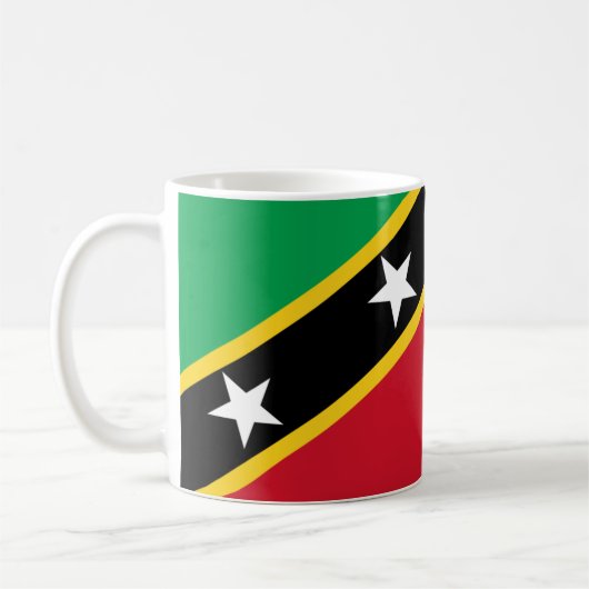 Paul McGehee "St. Kitts u. Nevis kennzeichnen" Kaffeetasse (Links)