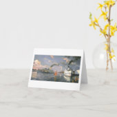 Paul McGehee "Steamboats des Potomacs" Karte (Gelbe Blume)