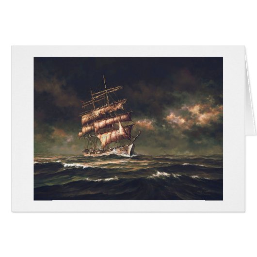 Paul McGehee "Stormy Passage" Card (Vorderseite (Horizontal))
