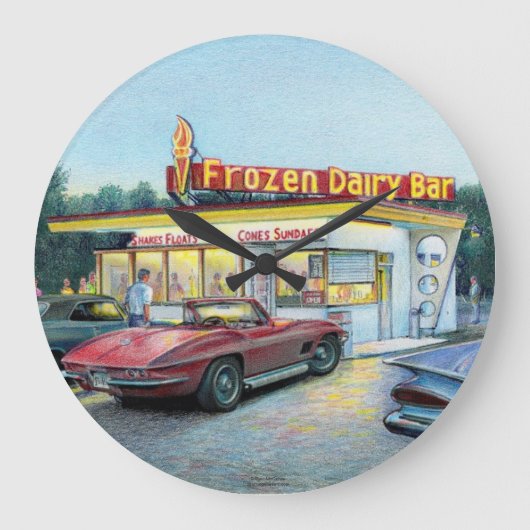 Paul McGehee "Summer Nights" Uhr (Vorderseite)