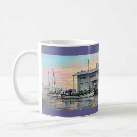 Paul McGehee Tasse "Baltimore Harbor-The Long Dock (Links)