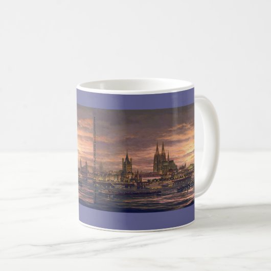 Paul McGehee Tasse "Köln am Rhein" (VorderseiteRechts)