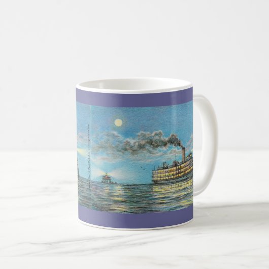 Paul McGehee Tasse "Moonlit Run" (VorderseiteRechts)