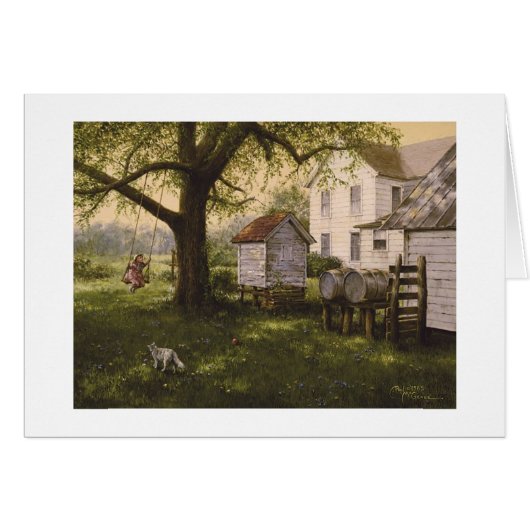 Paul McGehee "The Summer Place" Card (Vorderseite (Horizontal))