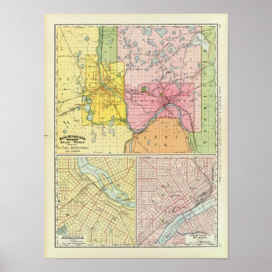 Paul, Minneapolis, Minnesota Poster (Vorne)