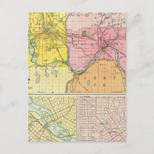 Paul, Minneapolis, Minnesota Postkarte