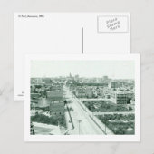 Paul, Minnesota, 1896 Vintag Postkarte (Vorne/Hinten)