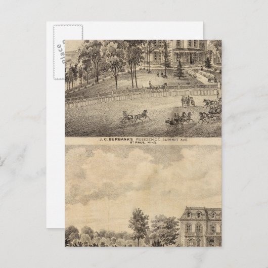 Paul, Minnesota Postkarte (Vorne/Hinten)