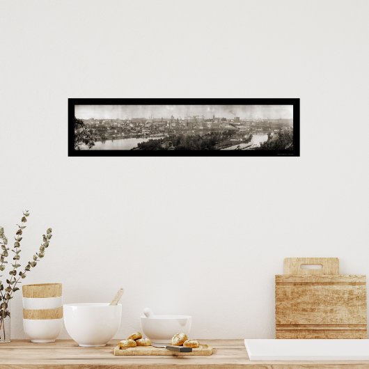 Paul MN Panoramic Foto 1911 Poster (Küche)