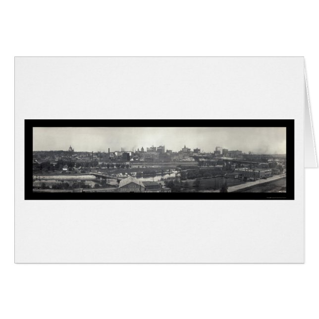 Paul MN Skyline Foto 1915 (Vorderseite (Horizontal))
