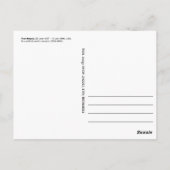 Paul Morphy, Schachspieler Postkarte (Rückseite)