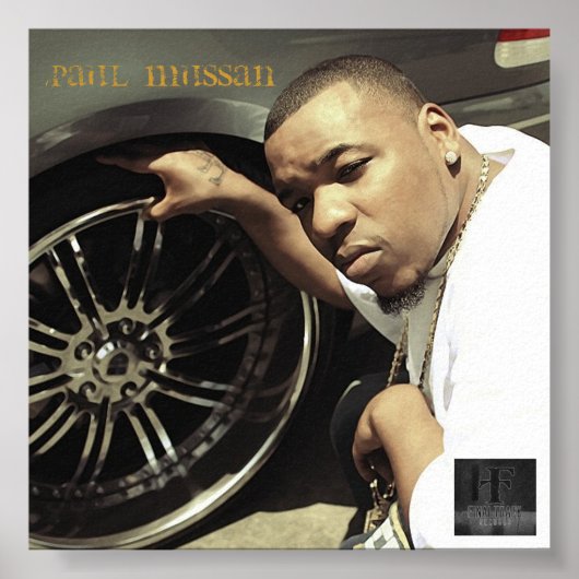 Paul Mussan großes Radposter Poster (Vorne)