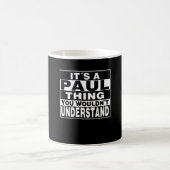 PAUL Nachname Personalisiertes Geschenk Kaffeetasse (Mittel)