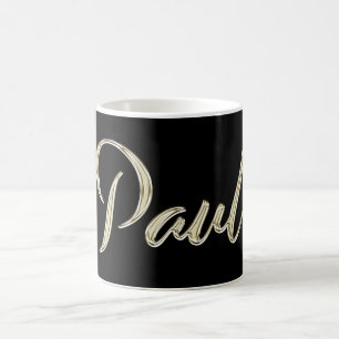 Paul Name whitegold Tasse Teetasse Kaffeetasse