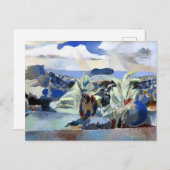 Paul Nash - Landschaft des Bagley Woods Postkarte (Vorne/Hinten)