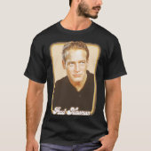 Paul Newman Retro ästhetisches Fan Art Design T-Shirt (Vorderseite)