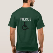 Paul Pierce-Rollstuhl T-Shirt (Rückseite)