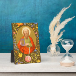 Paul (PM 06) 5"x7" Plaque 2 mit Easel Fotoplatte