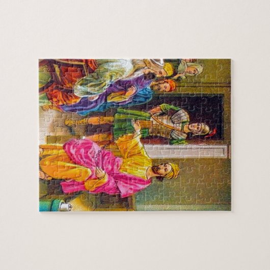 Paul Preaches 28:23-31 im Puzzle von Rom (Horizontal)