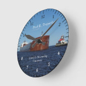 Paul R. Tregurtha Duluth clock Runde Wanduhr (Winkel)