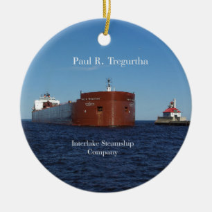 Paul R. Tregurtha Duluth Keramik Ornament