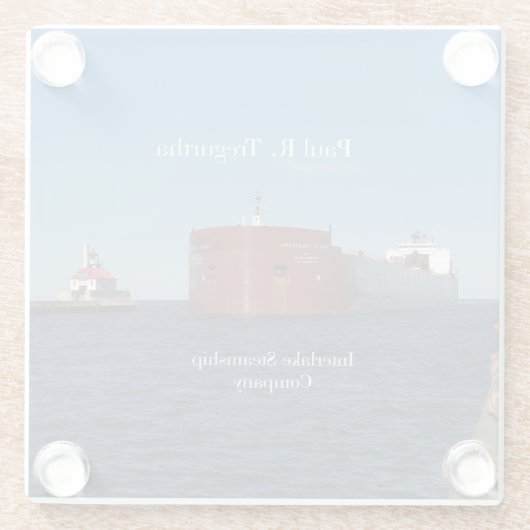 Paul R. Tregurtha Duluth Untersetzer (Rückseite)