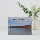 Paul R. Tregurtha Postkarte (Stehend Vorderseite)