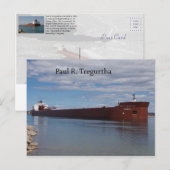 Paul R. Tregurtha Postkarte (Vorne/Hinten)