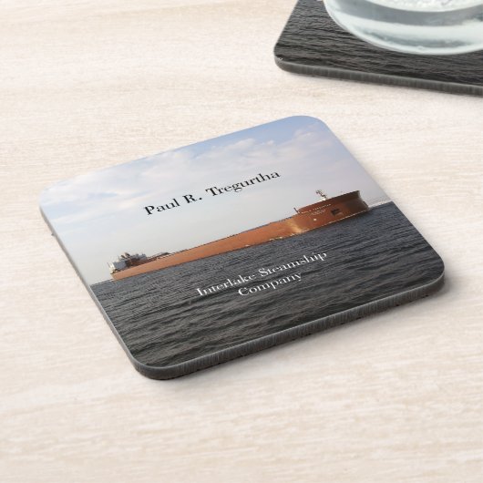 Paul R. Tregurtha Set von 6 Untersetzer aus hartem (Linke Seite)