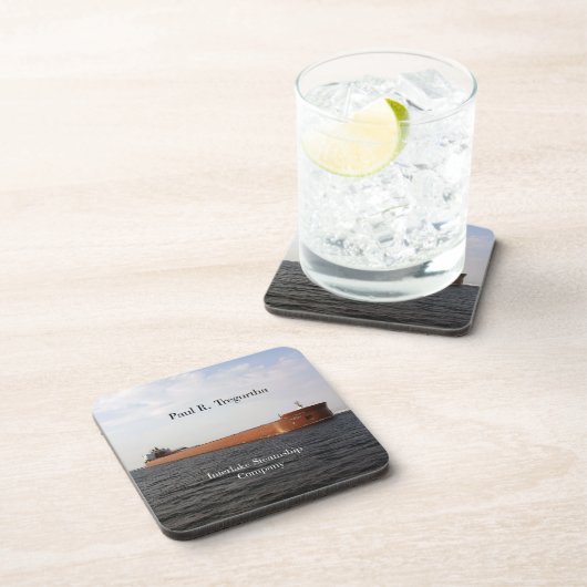 Paul R. Tregurtha Set von 6 Untersetzer aus hartem (Rechte Seite)