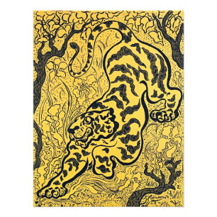 Paul Ranson Tiger im Dschungel Fine Art Poster