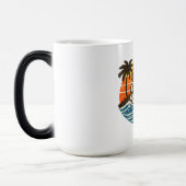 Paul Retro Sunset Name Design Verwandlungstasse (Links)