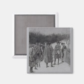 Paul Revere bringt Nachrichten an Sullivan Magnet (Vorderseite/Rückseite)