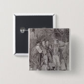 Paul Revere in Lexington Button (Vorne & Hinten)