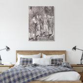Paul Revere in Lexington Leinwanddruck (Insitu (Schlafzimmer))