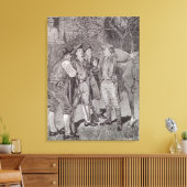 Paul Revere in Lexington Leinwanddruck (Insitu (Wohnzimmer))