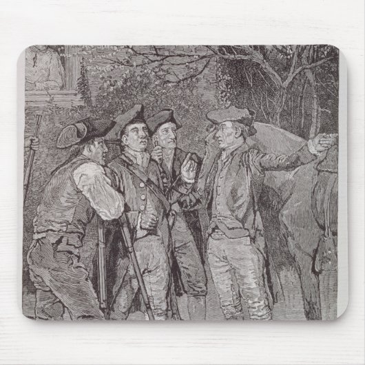 Paul Revere in Lexington Mousepad (Vorne)